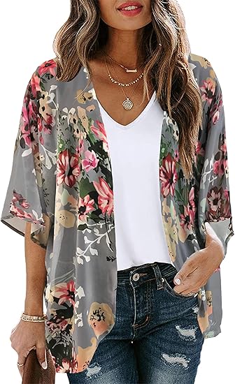 Long and flowing summer cardigan coat